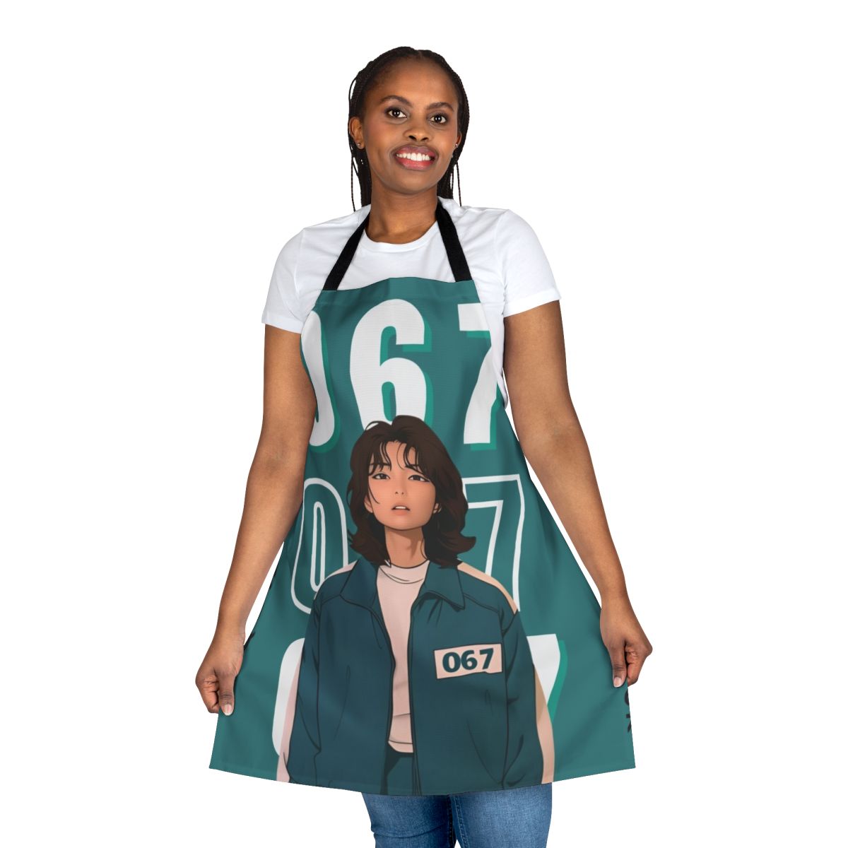 Squid Game Player 067 Kang Sae Byeok Inspired Apron