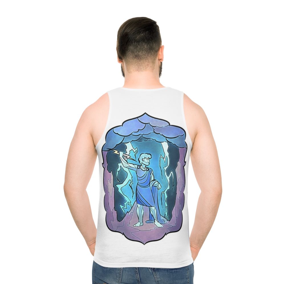 Stained Glass Zeus Unisex Tank Top