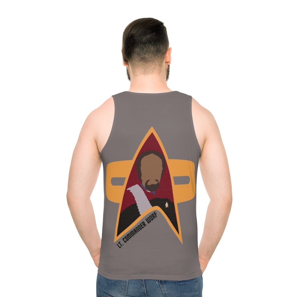 Star Trek DS9 Lieutenant Commander Worf Klingon Unisex Tank Top