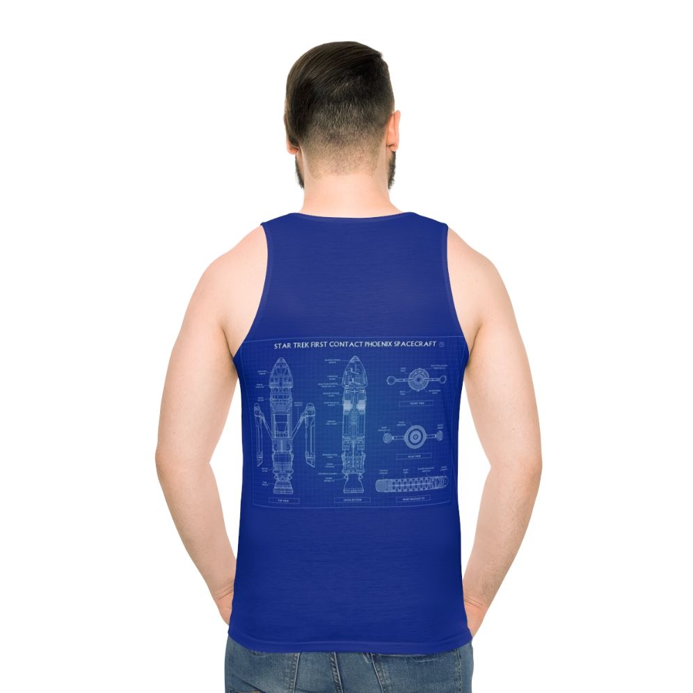 Star Trek First Contact Phoenix Spacecraft Unisex Tank Top