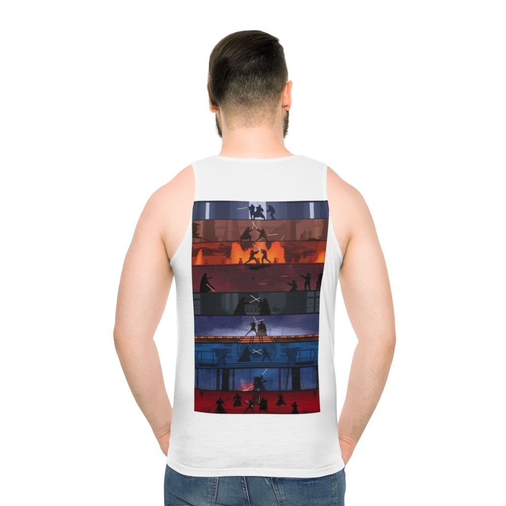 Star Wars Unisex Tank Top with Lightsaber Design