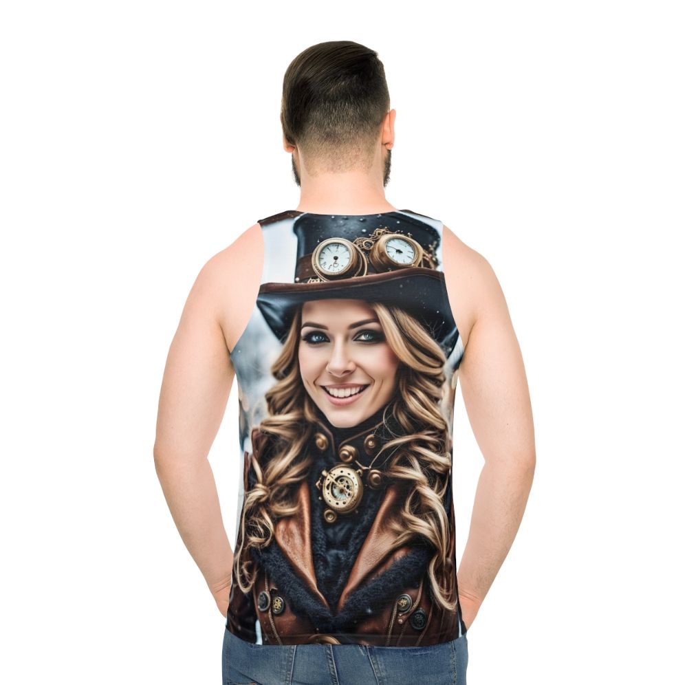 Steampunk Winter Wonderland Unisex Tank Top