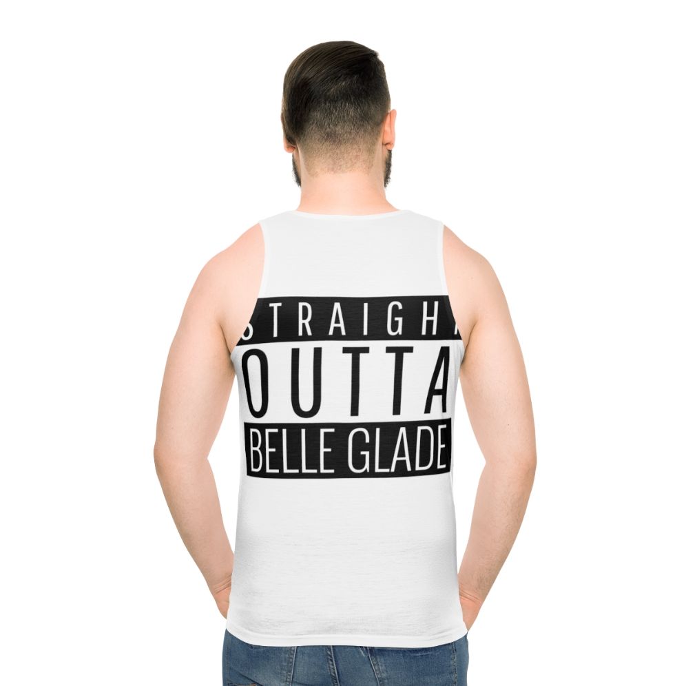 Straight Outta Belle Glade Florida Unisex Tank Top