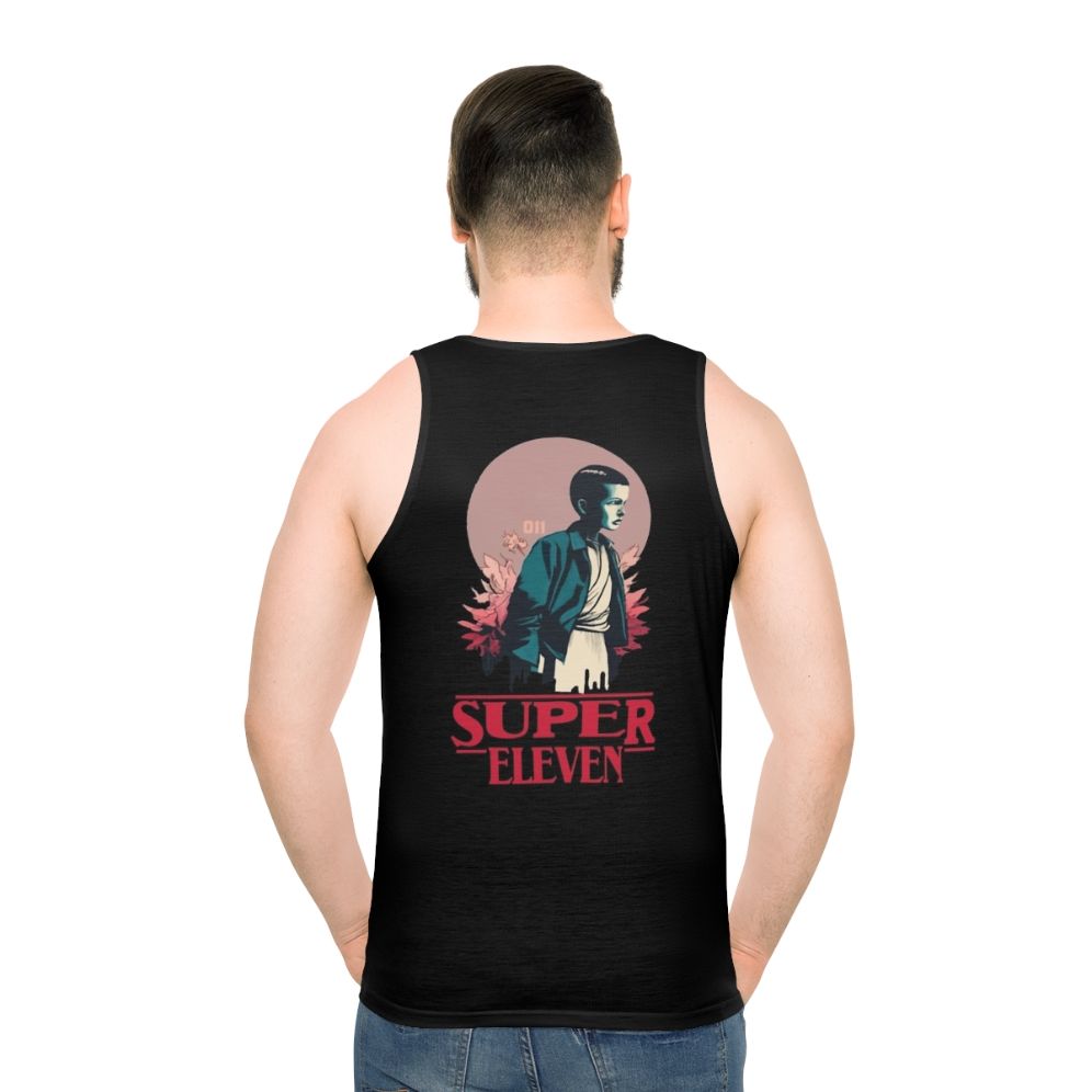 Stranger Things Eleven Black Unisex Tank Top
