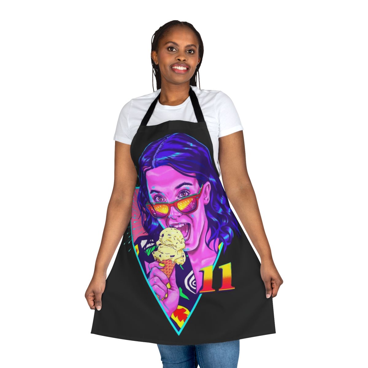 Stranger Things Eleven Inspired Apron with Eleven's Iconic Pattern