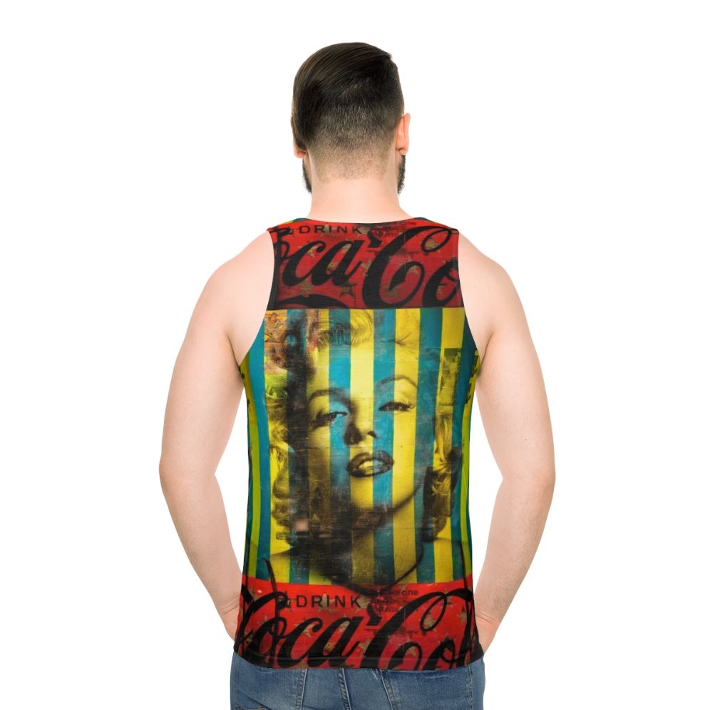 Striped Marilyn Monroe Unisex Tank Top