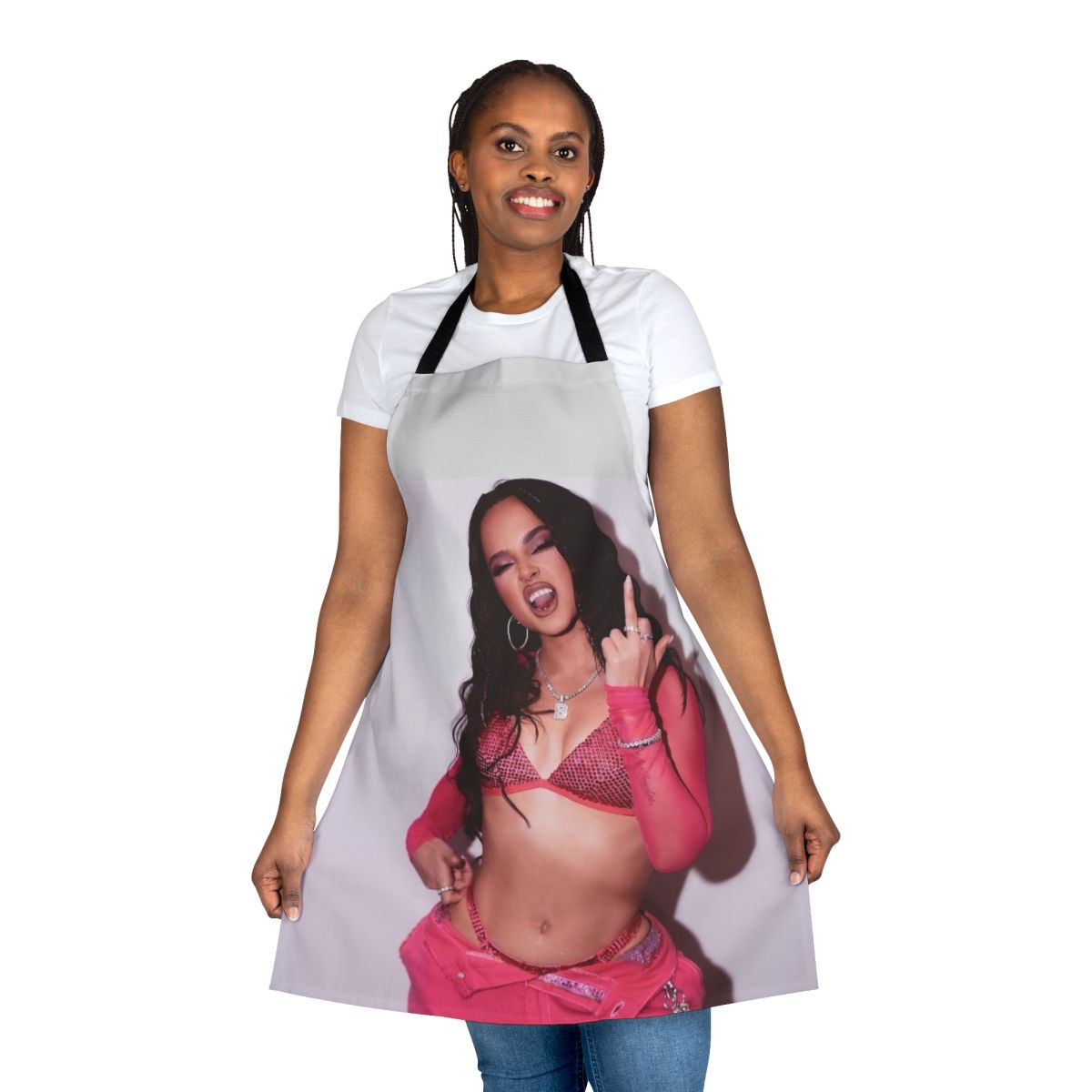 Becky G-Inspired Apron with Artistic Design