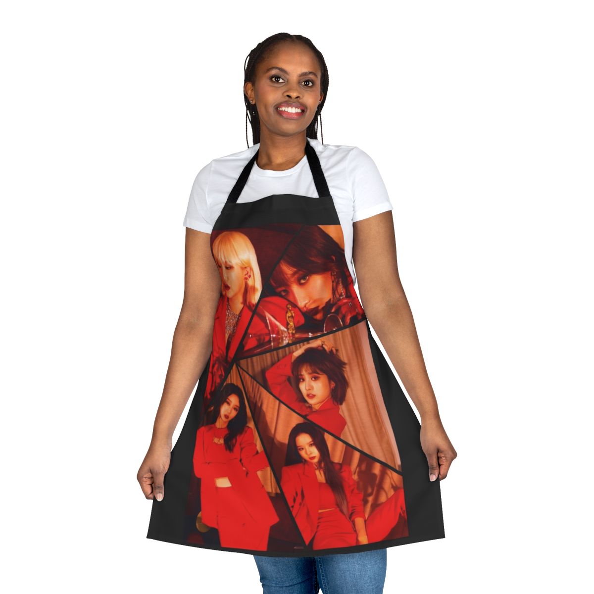 Exquisite EXID-themed apron for Kpop enthusiasts