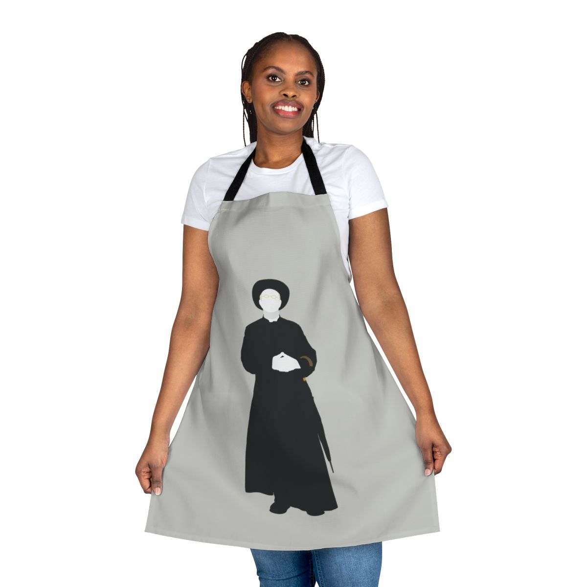 Apron with Father Brown character art