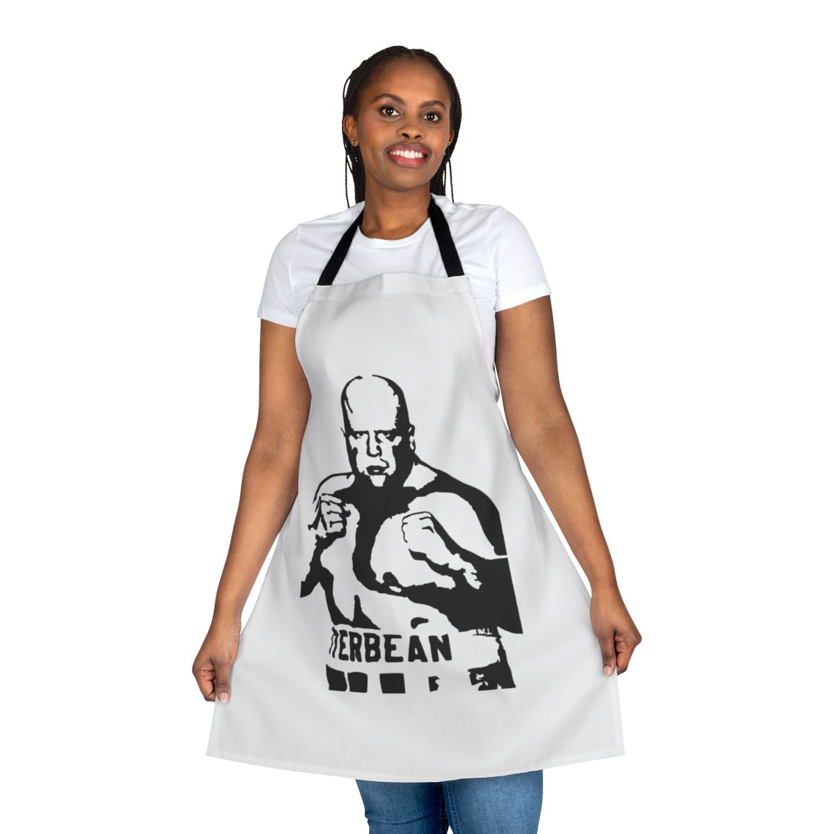 Heavyweight Apron with Boxing and MMA Silhouette Design
