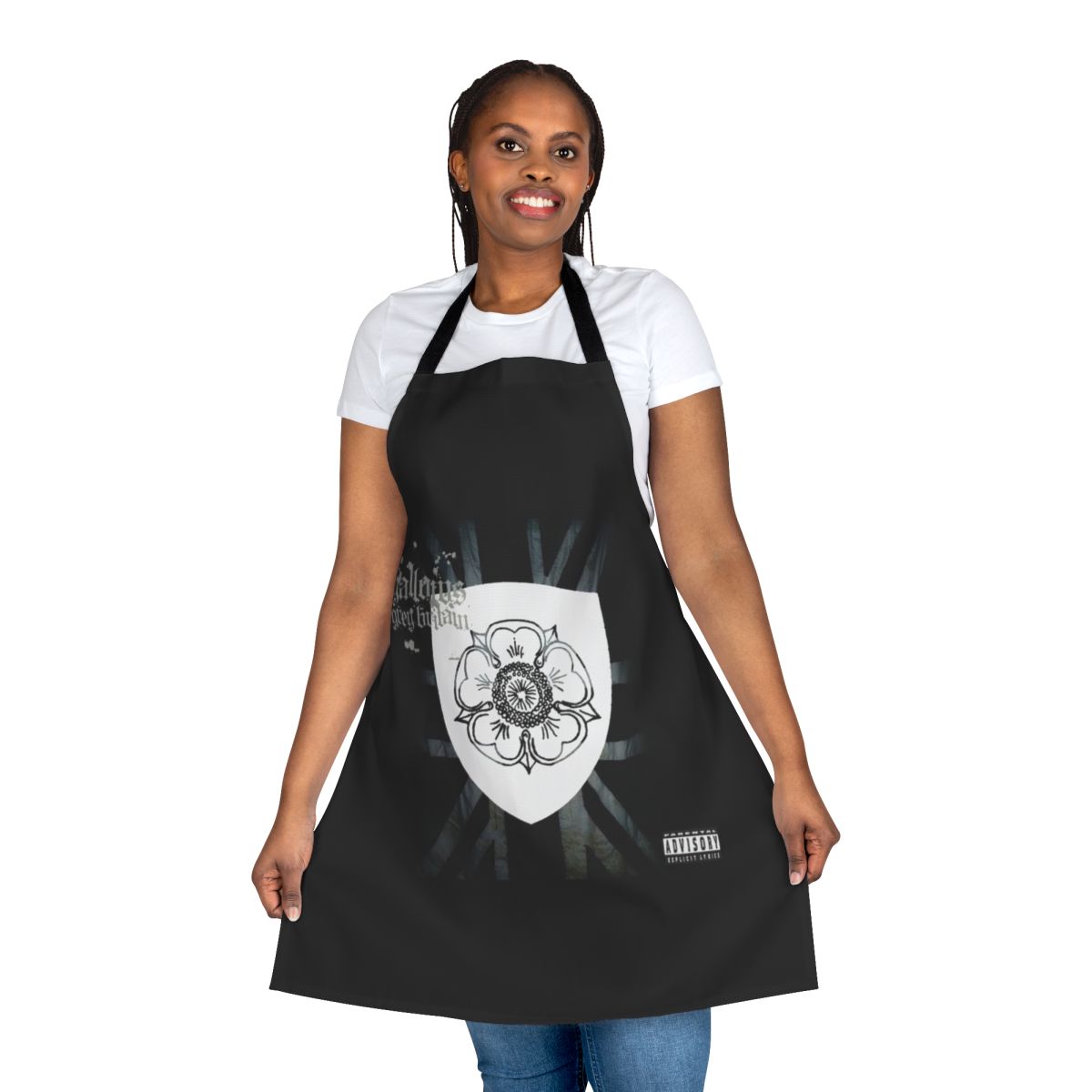 London Punk-Inspired Apron for Music Enthusiasts