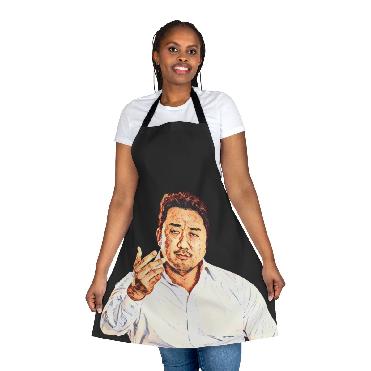 Ma Dong Seok inspired cooking apron with high-quality design and materials