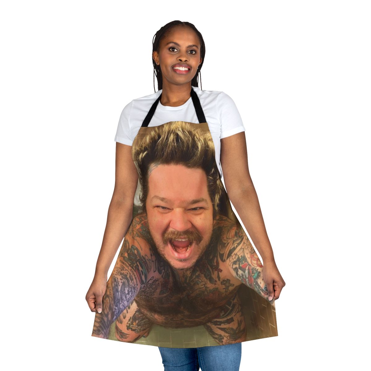 Matty Matheson-inspired cooking apron with a sleek, modern design