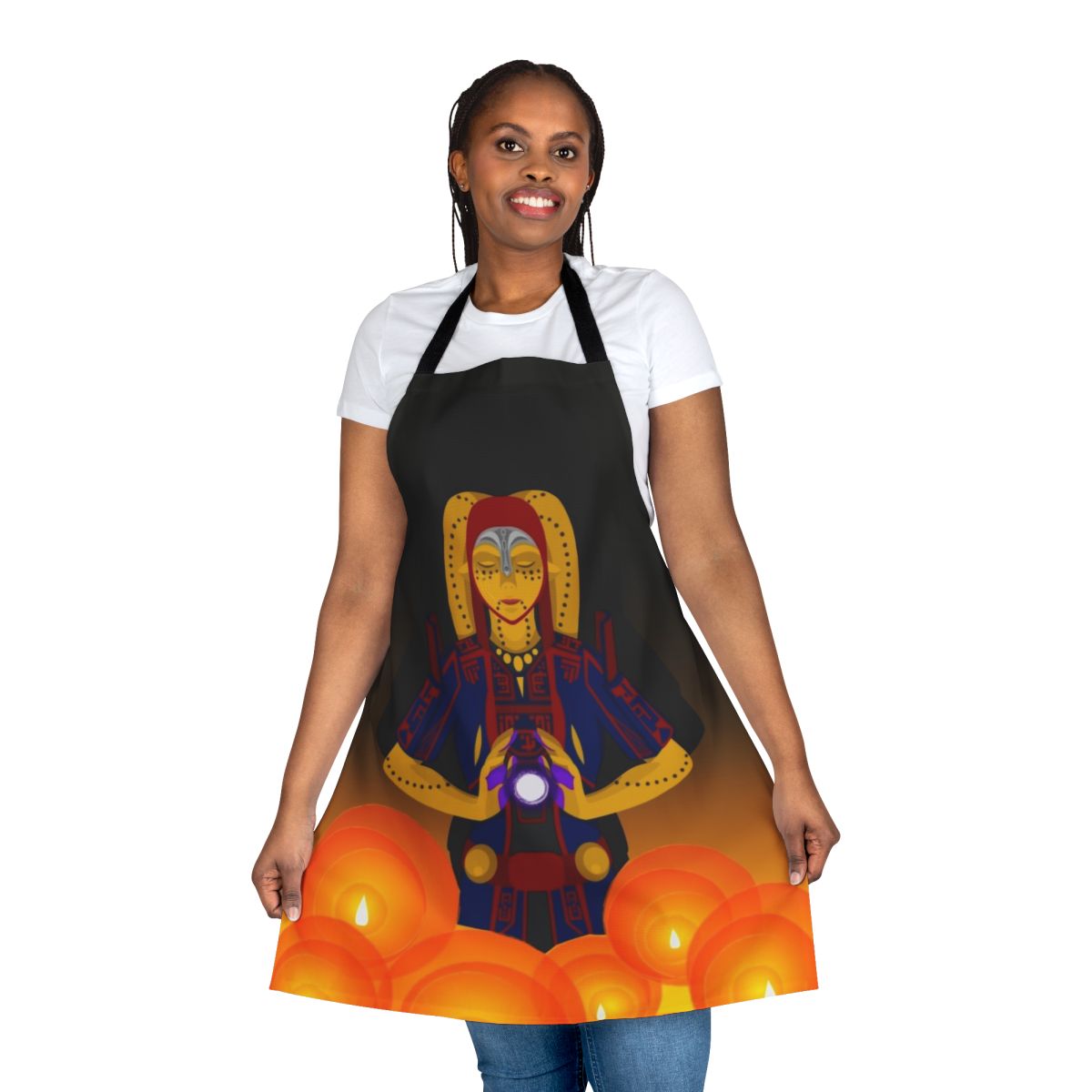 A stylish and durable apron inspired by the Star Wars universe, perfect for cosplay and cooking enthusiasts.