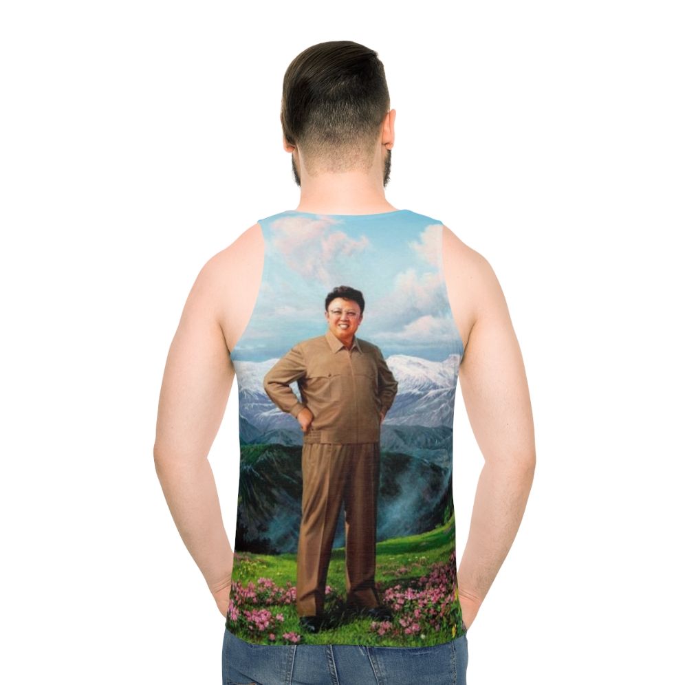 Supreme Leader Kim Jong Il Unisex Humor Tank Top