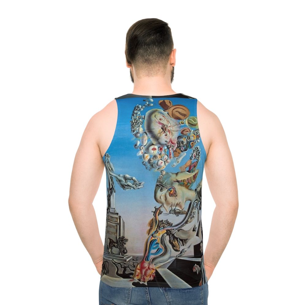 Surreal Salvador Dali-inspired unisex tank top