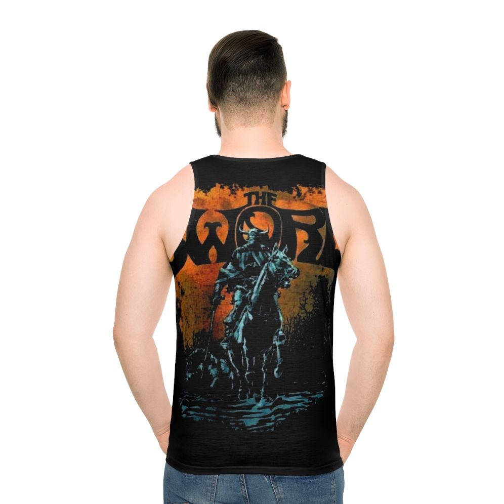 Sword band metal tank top