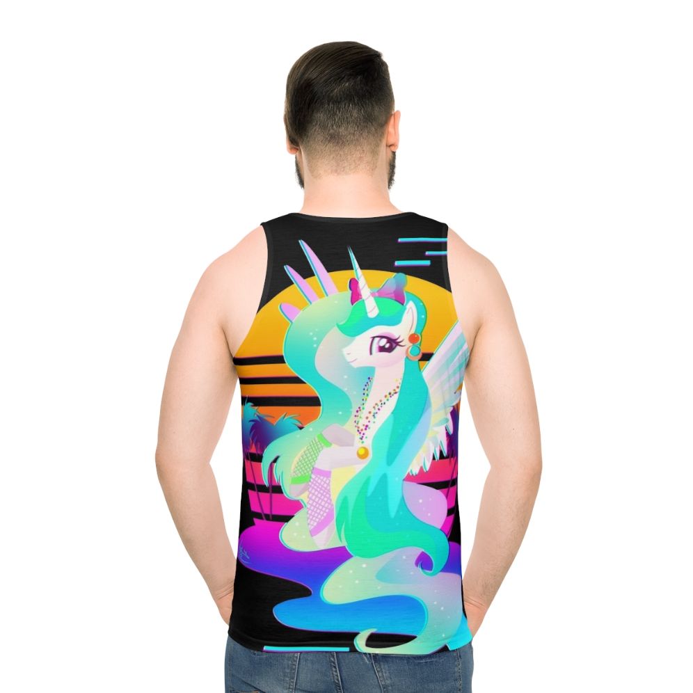 Synthwave Princess Celestia Unisex Tank Top