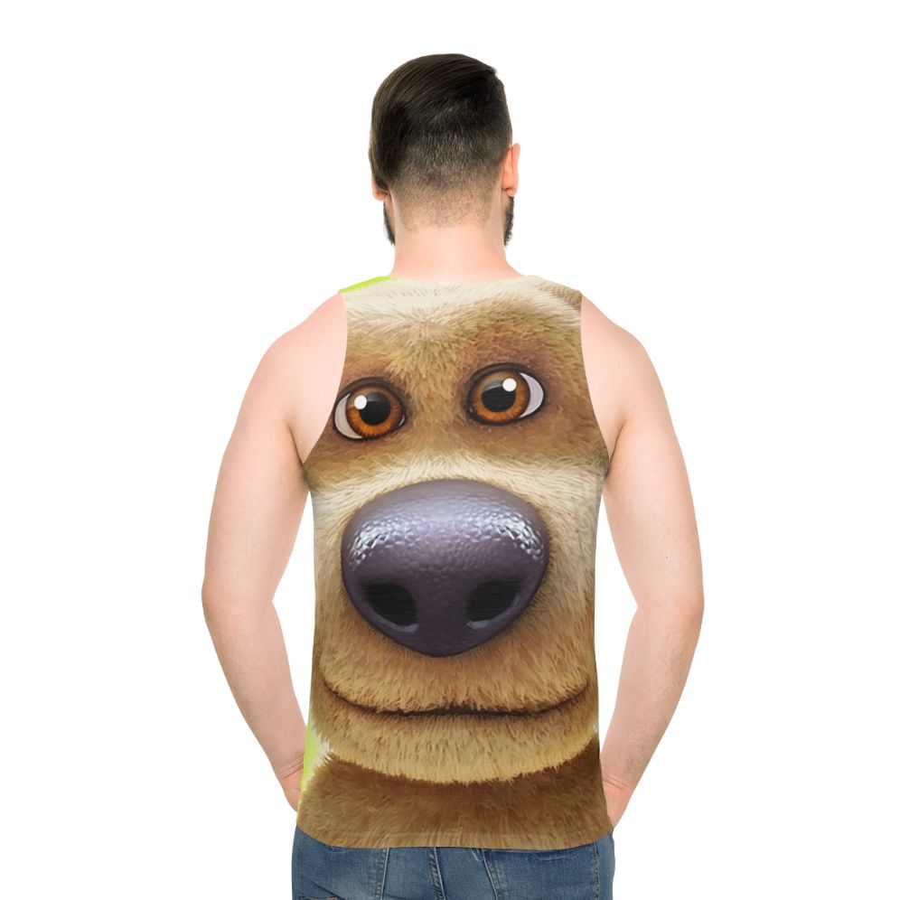 Talking Ben Ishowspeed Unisex Tank Top featuring cartoon character and meme
