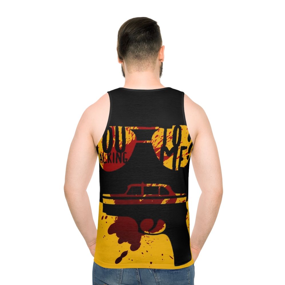 Unisex tank top featuring the iconic "Taxi Driver" quote and Robert De Niro