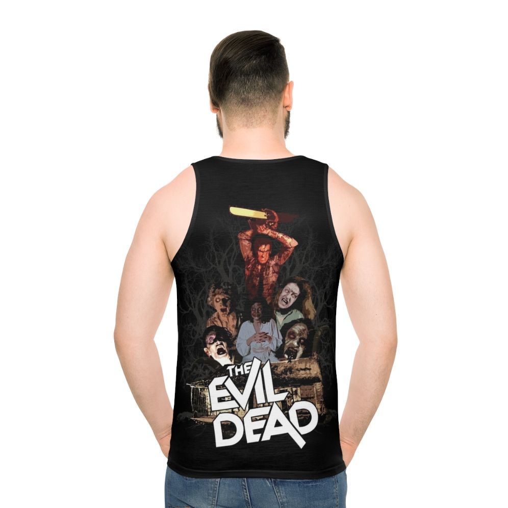 The Evil Dead Unisex Horror Tank Top with Ash Williams and Deadites