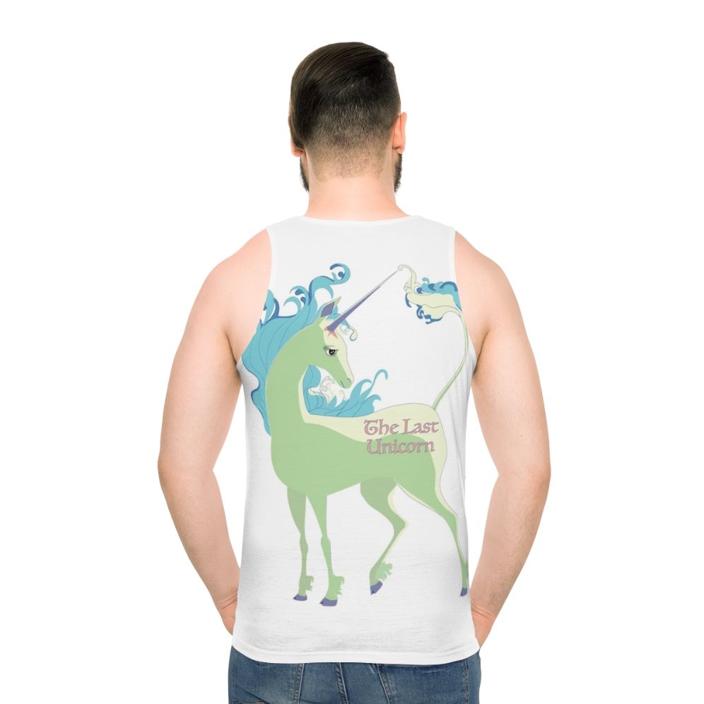 The Last Unicorn' unisex green unicorn tank top