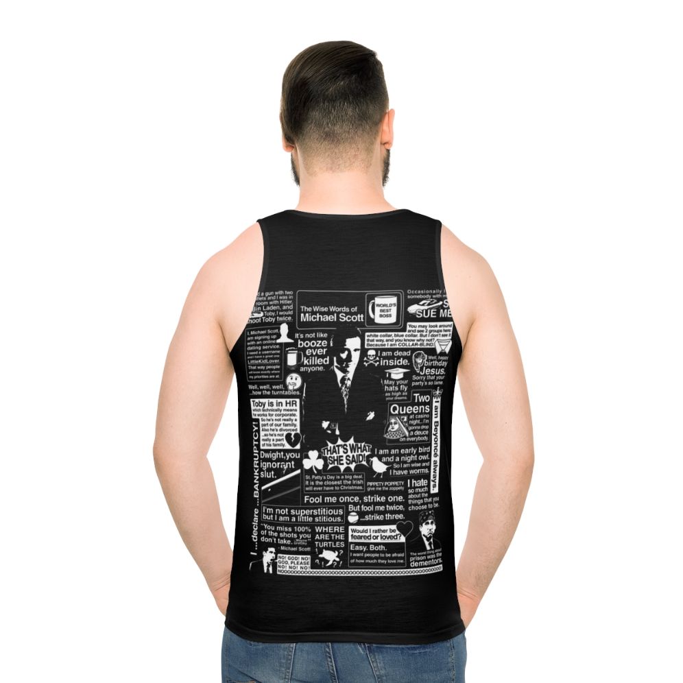 The Office Michael Scott Unisex Tank Top