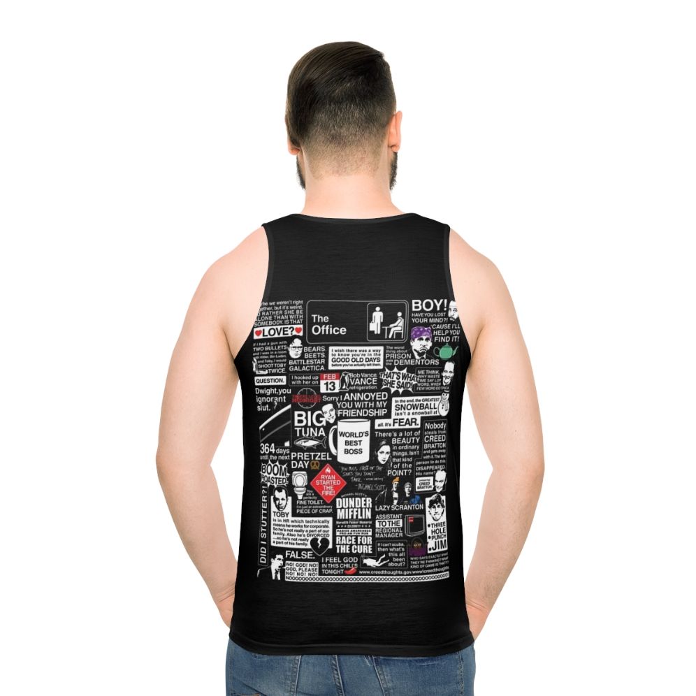 The Office TV Show Quotes Unisex Tank Top