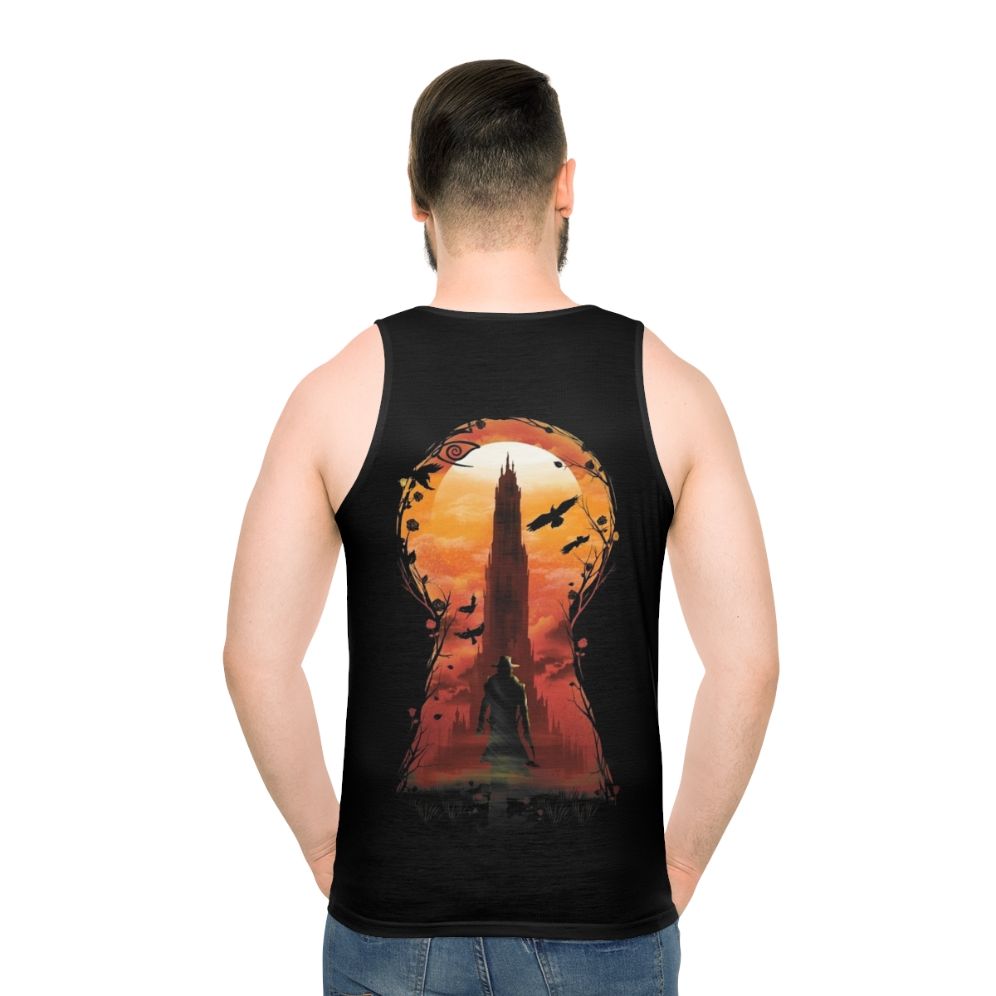 Unisex tank top with The Wind Through The Kyehole design