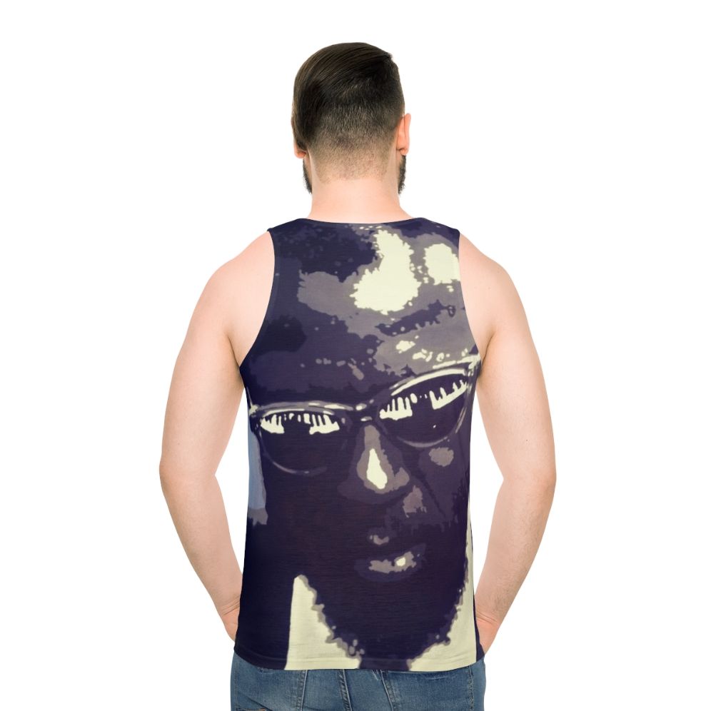 Thelonious Monk Unisex Tank Top with Piano Keys Design