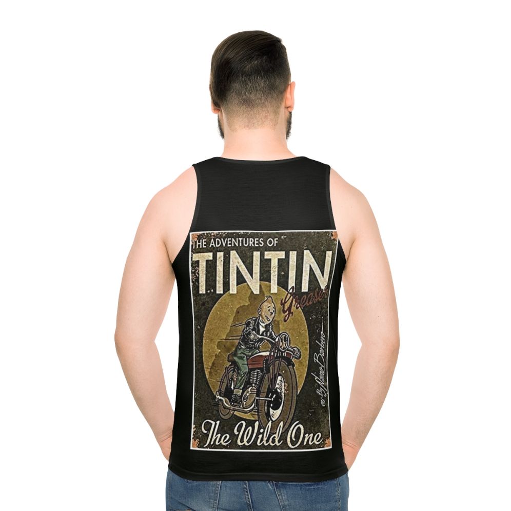 Tin Tin Unisex Graphic Tank Top