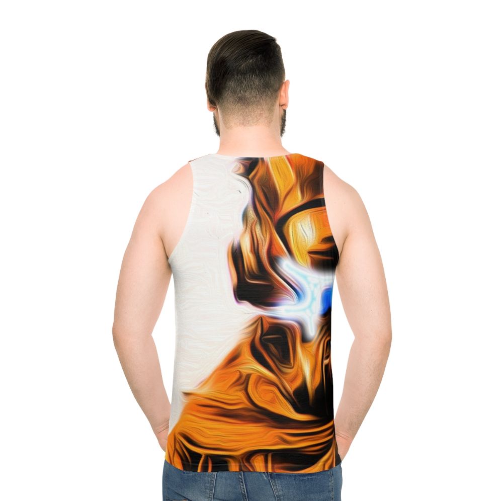 Titanfall-inspired unisex tank top with oil paint design