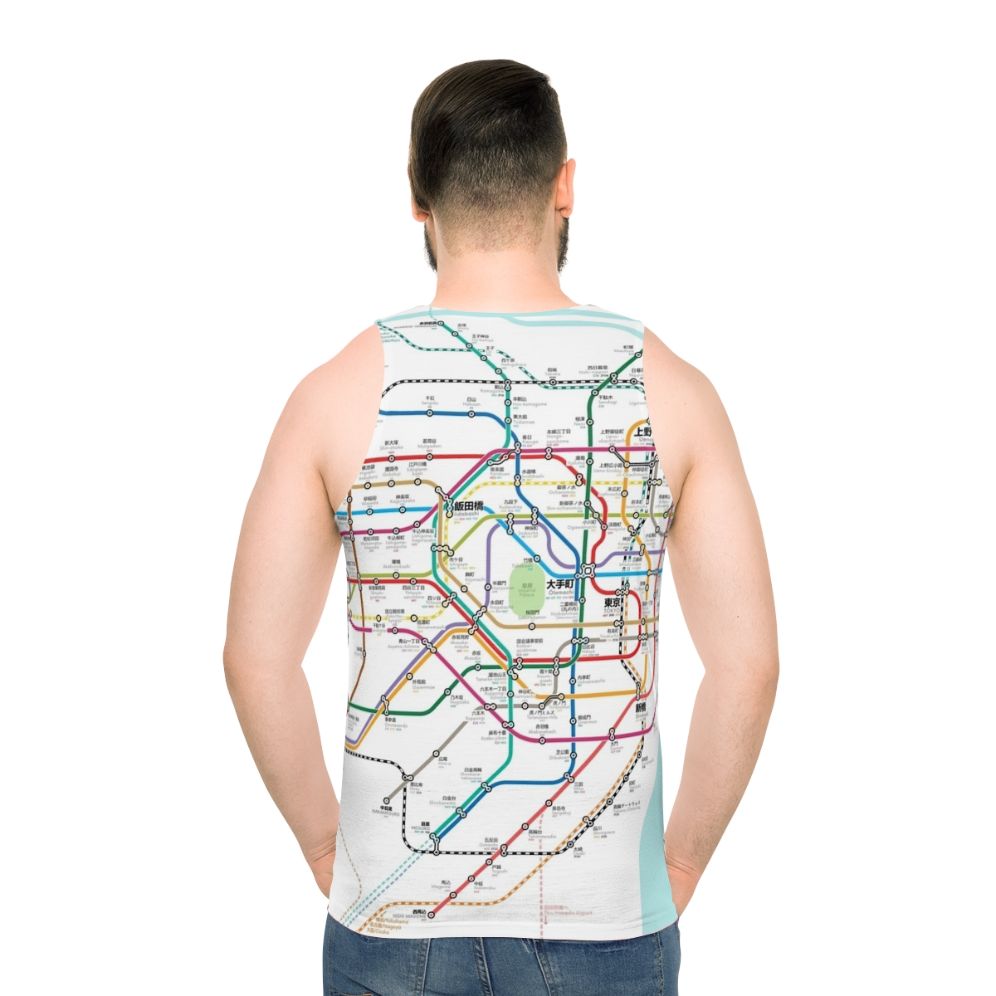 Tokyo Metro Map Japan Unisex Tank Top