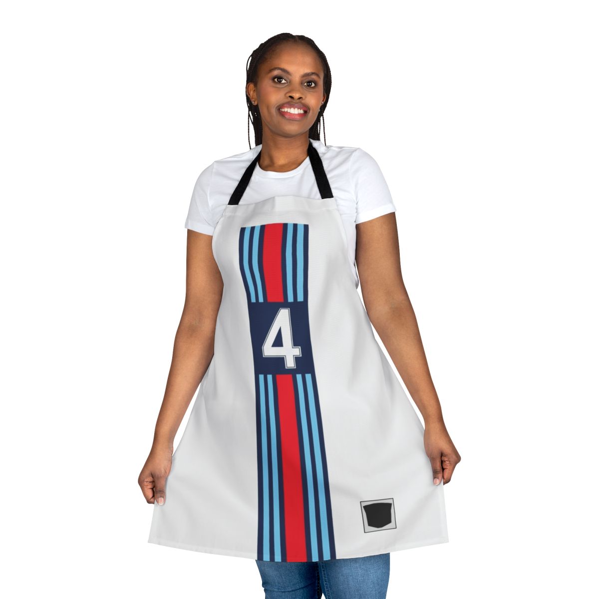 Transformers-inspired apron with a unique Rubsign logo design