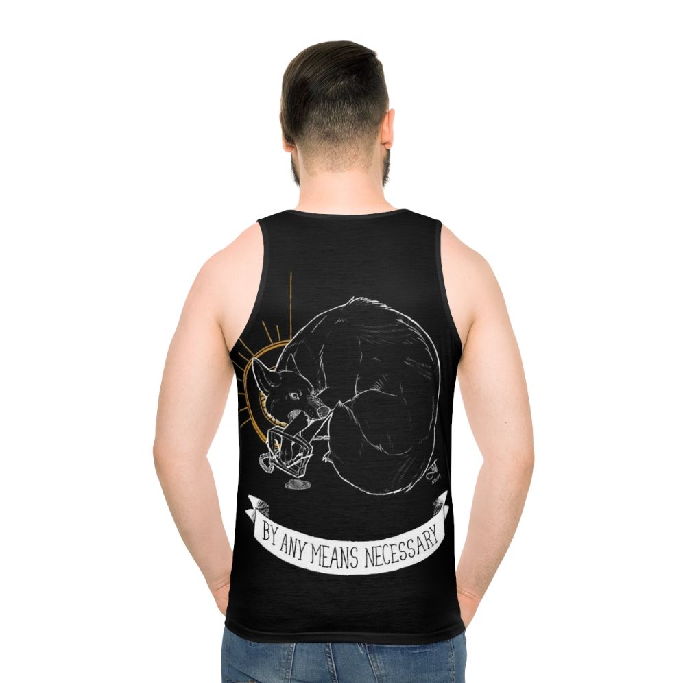 Unisex "Trash Blessings" punk rock-inspired tank top