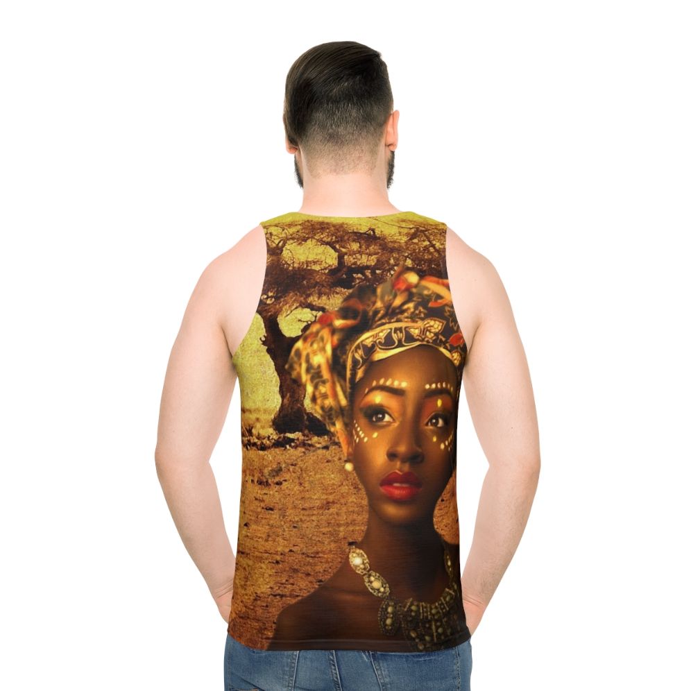Tribal African Queen Unisex Tank Top