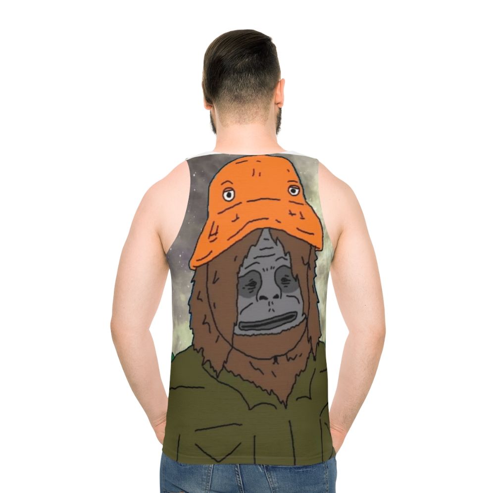 Trippy Sasquatch Tank Top with Big Lez Show Design