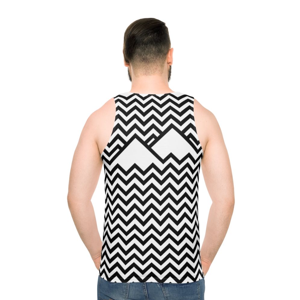 Twin Peaks Unisex Tank Top with Retro Graphic Design