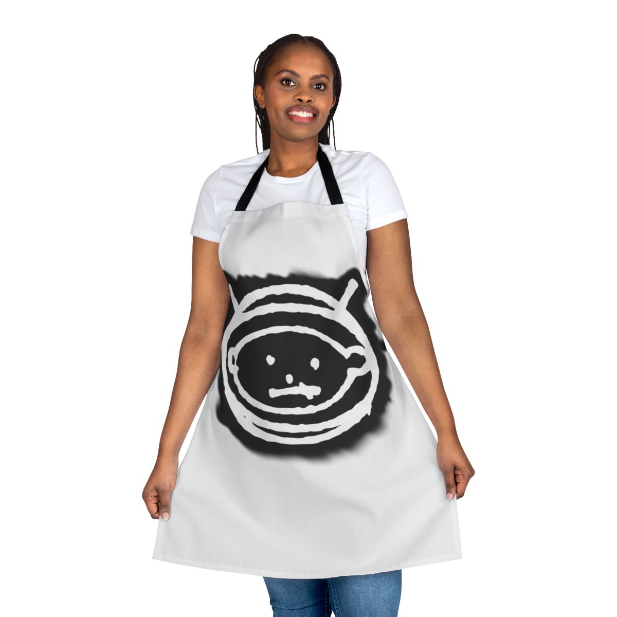 U2 inspired baby apron with Bram Zoo design
