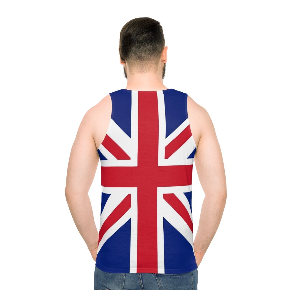 Unisex tank top featuring the flag of the United Kingdom