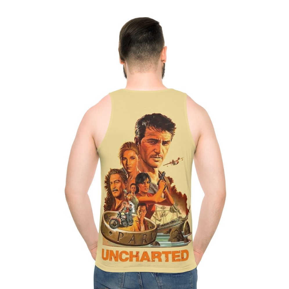 Uncharted video game themed unisex tank top