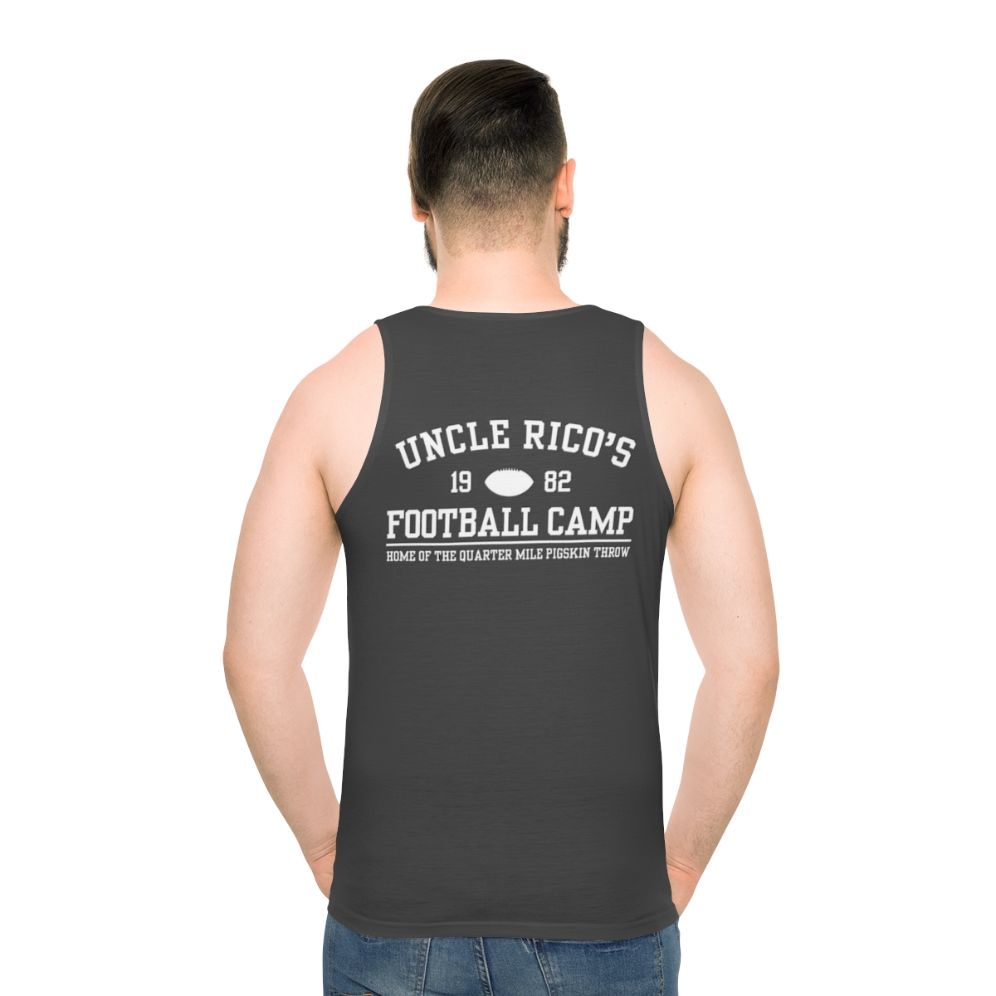 Uncle Rico's Football Camp Unisex Tank Top with Napoleon Dynamite Parody Design