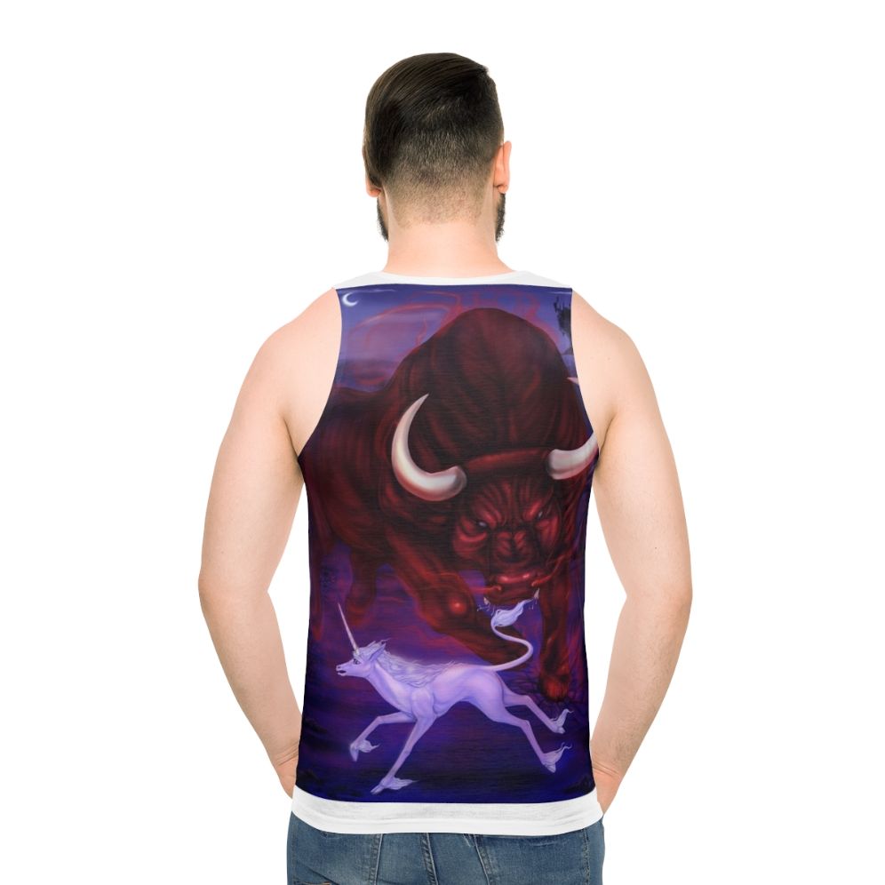 Unicorn and Bull Unisex Fantasy Tank Top
