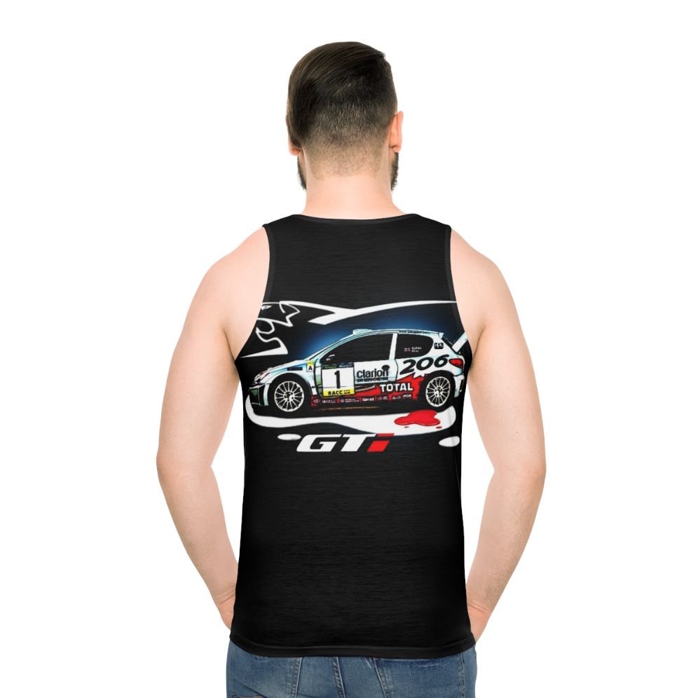 Unisex 206 racing car tank top