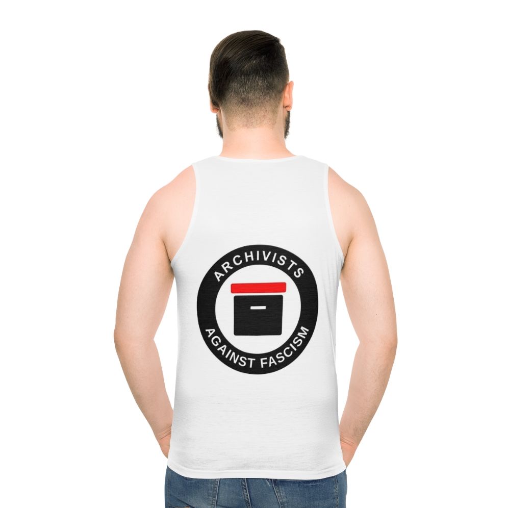 Unisex anti-fascism tank top