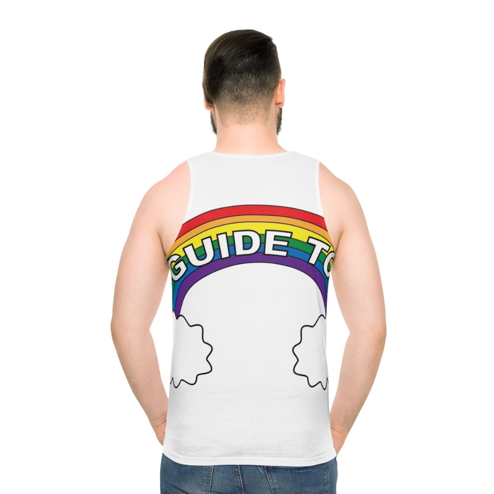 Unisex Big Mouth Netflix Rainbow Cloud Tank Top