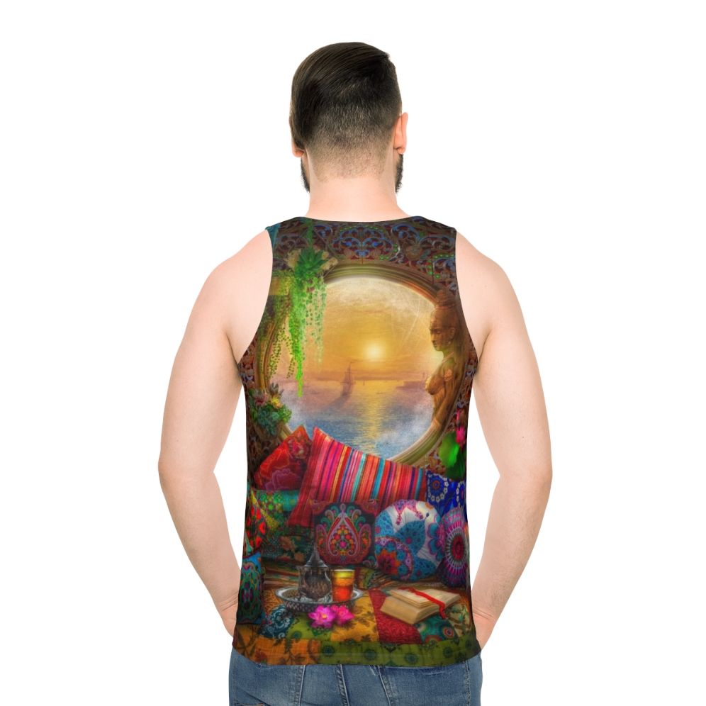 Unisex boho oasis tank top