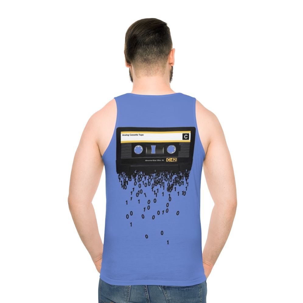 Unisex cassette tape tank top