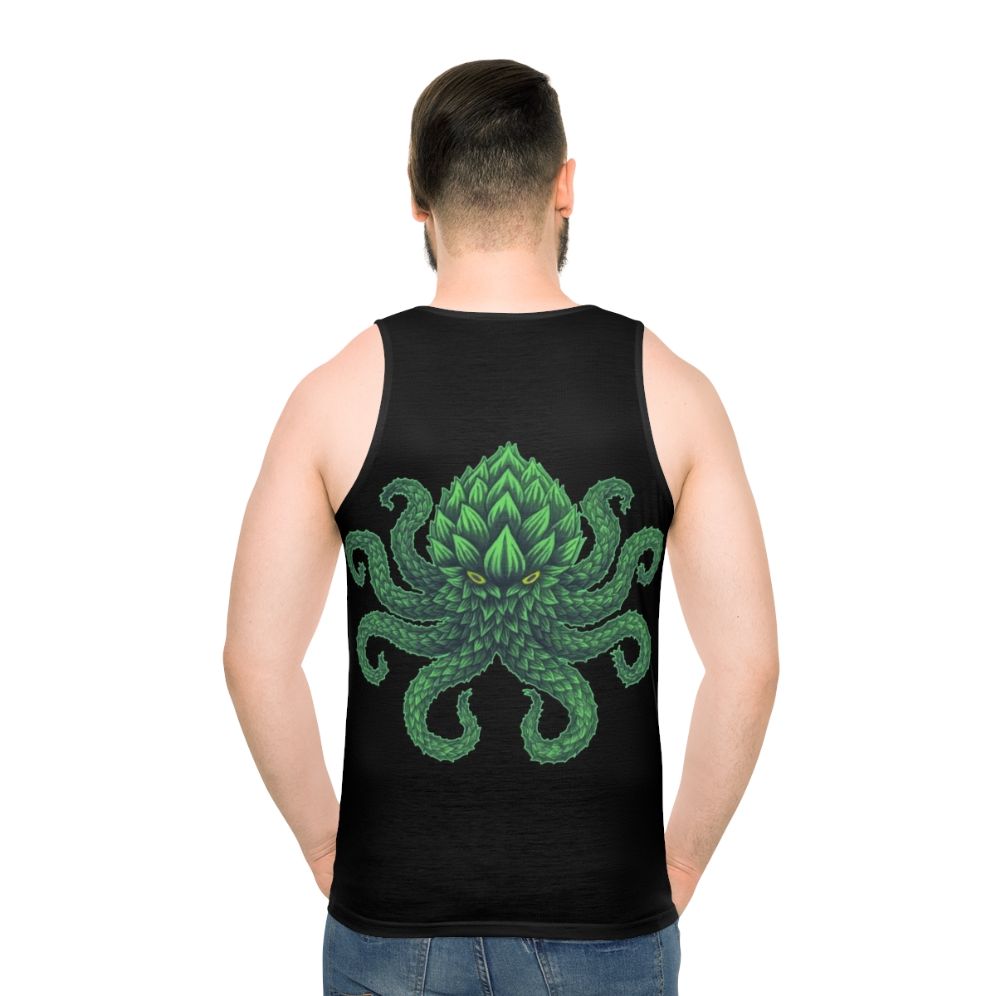 Unisex Hoptopus Tank Top with Octopus and Hops Design