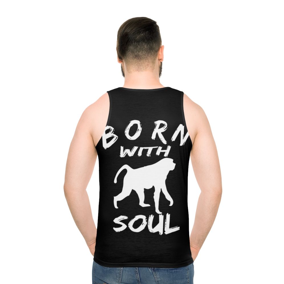 Unisex Graphic Monkey Soul Tank Top